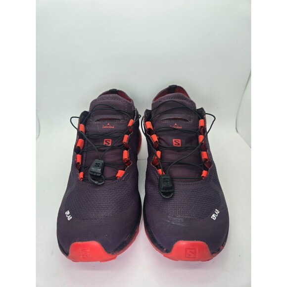 Salomon S/Lab Ultra 3 Trail Shoes Womens 7 Purple Hiking Running Terrain Sneaker - Picture 2 of 9
